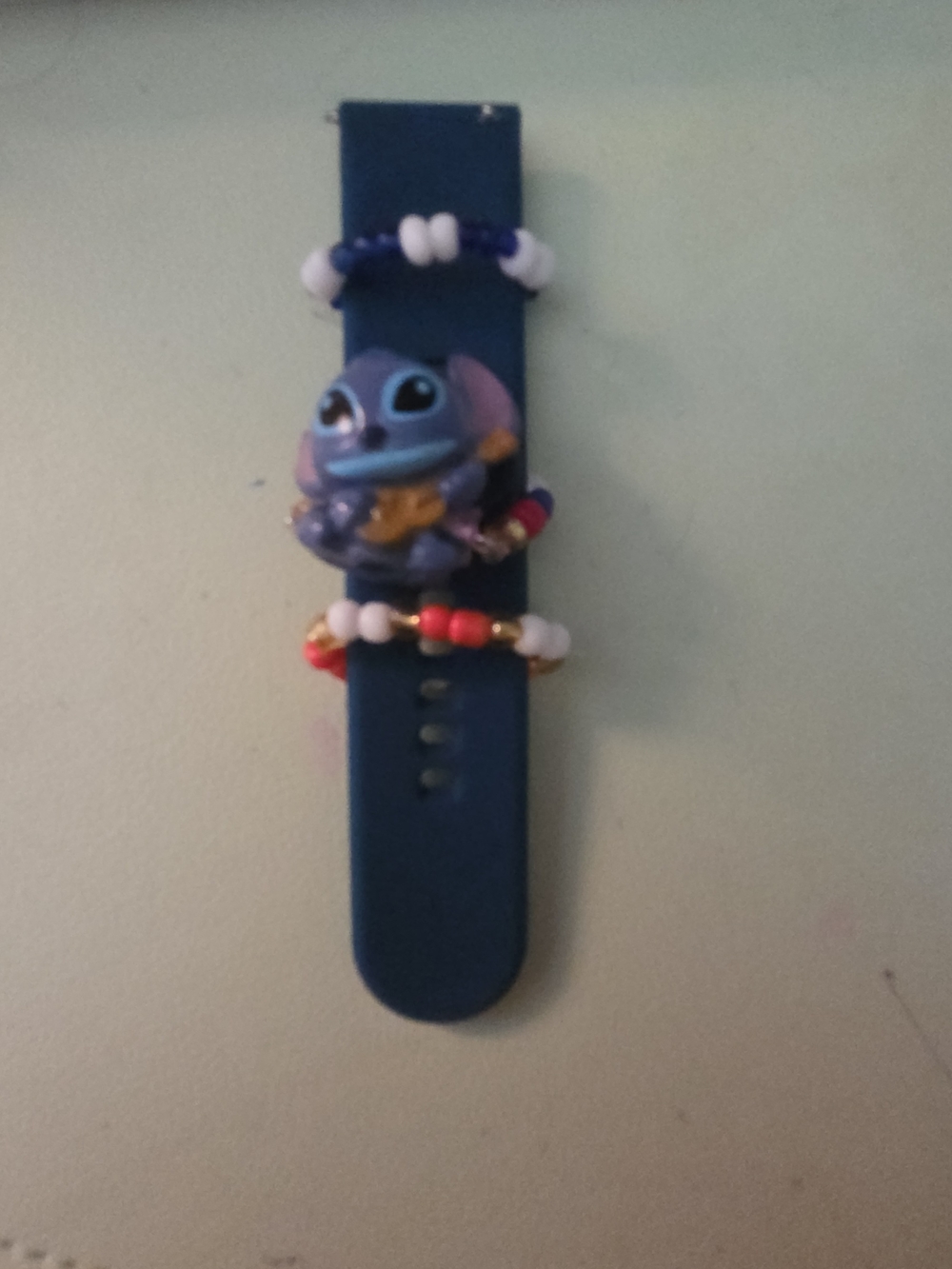 Hand Crafted Stitch Watch/magic Band Charm